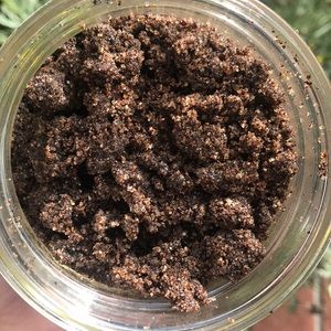 FRESH homemade organic espresso scrub